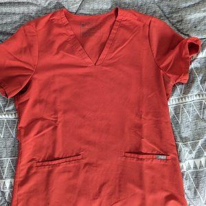 FIGS women's scrub top Medium - Clay